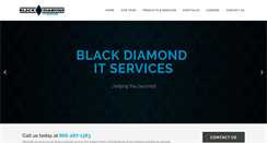 Desktop Screenshot of blackdiamonditservices.com