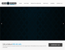 Tablet Screenshot of blackdiamonditservices.com